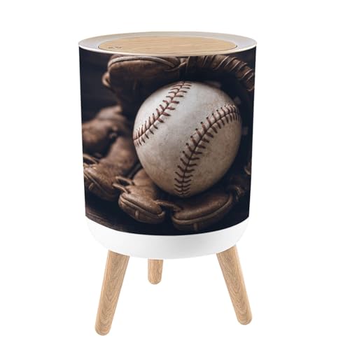 Caneca de basura redonda con tapa, 7L