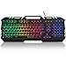 Tastiera Gaming Cablata, Rainbow Retroilluminata RGB Tastiera, Anti-ghosting per PC, Computer, Laptop, Mac -Italiano QWERTY + NUOVA VERSIONE 2022