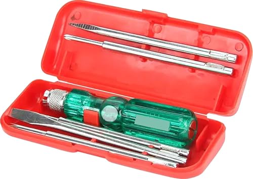 Image of Multi Hand Tool Kit 15 Pc. - Hex Allen Keys 9 Pc. Set (1.5, 2, 2.5, 3, 4, 5, 6, 8, 10 mm), Screw Driver Set of 5 Pc