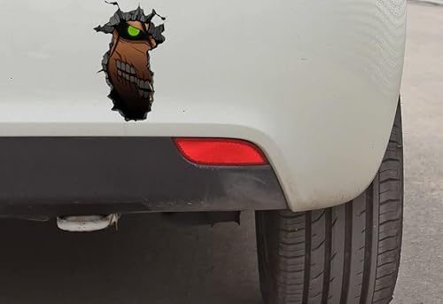 Ikigomu-Eren Jaeger Crack In The Wall Anime Titan Attack Decal Sticker For Car/Truck/Laptop #TOP2