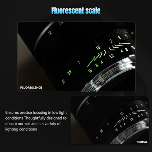 7Artisans 50mm F1.2 for Z-Mount Objetivo, APS-C Enfoque Manual, Compatible con Nikon Z-Mount ZFC,Z50,Z30 - imagen 5