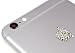 Glitter Silver Color Changer Overlay for Apple iPhone 6 and 6 Plus Logo Vinyl Sticker Decal