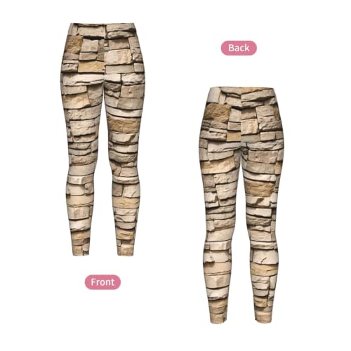 Leggings elásticos Rustic Rocks de longitud completa para máxima flexibilidad en yoga 5