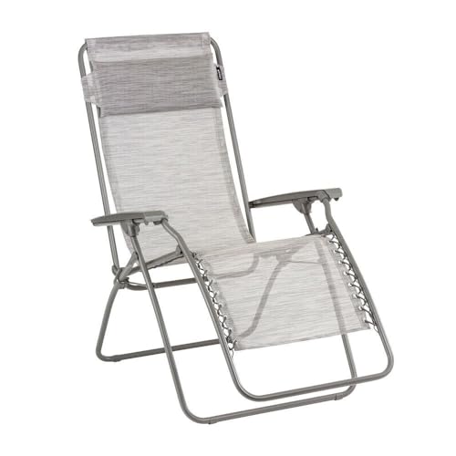 Lafuma Mobilier RT2 Stuhl Relax Texplast, Gestell Acier Batilyne, Farbe Brume