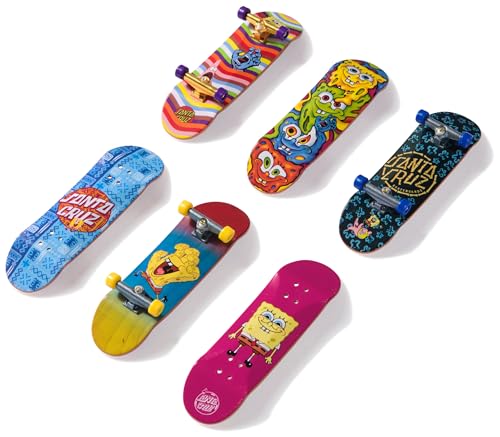 Miniatura 8 de Tech Deck, Spongebob Sk8shop Fingerboard Bonus Pack, Minipatinetas Coleccionables Y Personalizables, Juguetes Para Niños Y Niñas A Partir De 6 Años
