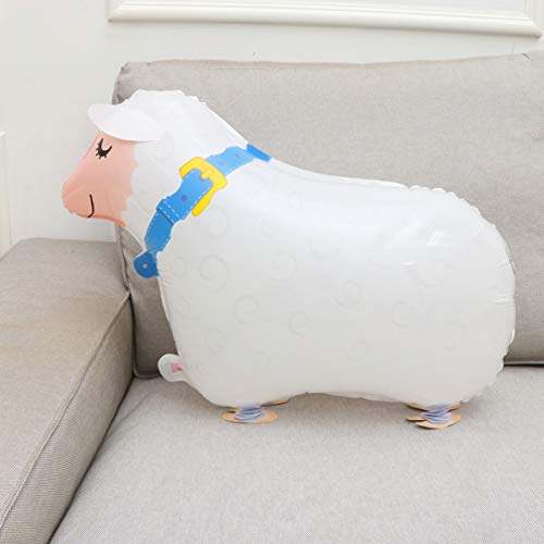 Happyyami 5Pcs Walking Animal Balloons Sheep Balloons Aluminum Foil Balloons Decorative Balloons For Kids Birthday Party Baby Shower Animal Themed Party Favors Supplies #TOP30