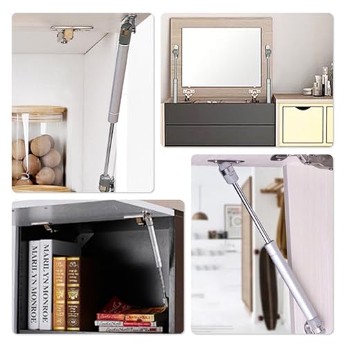 Hydraulic Gasdruckfeder, 4 Stück Gasdruckdämpfer 100 Nm/10 kg Gasdruckfeder Klappenbeschlag Klappenbeschlag Klappenhalter für Schrank Kleiderschrank Spielzeugkasten