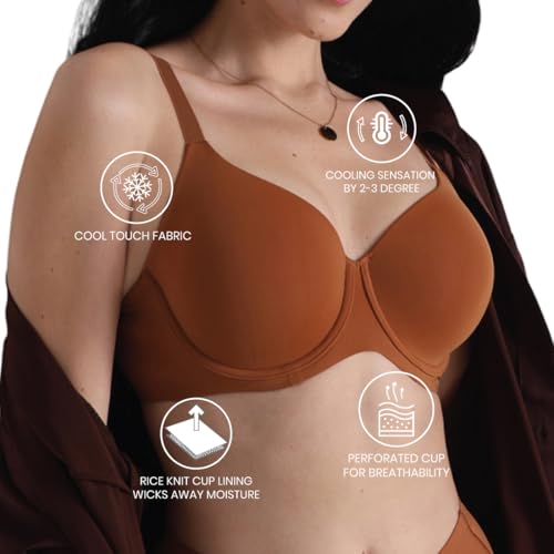 Image of Wacoal Cool Comfort Padded Wired Full Cup Everyday Wear T-Shirt Bra