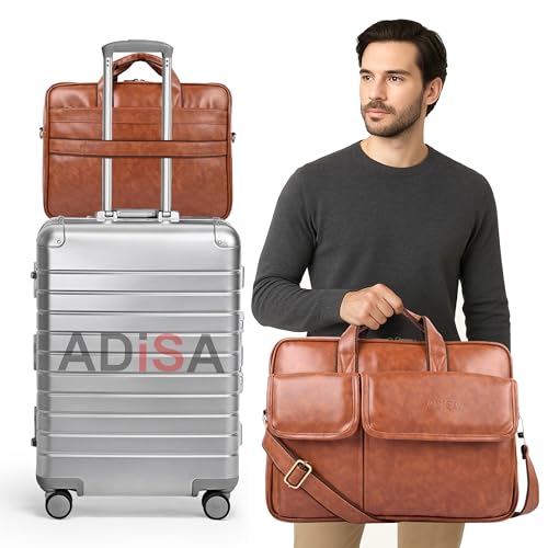 Image of ADISA Laptop Messenger Office Bag Briefcase for Work for Men (LB6055)