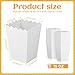 CZWESTC 36 Pcs Mini Popcorn Boxes, 3 x 4.2 x 2.2 Inch White Popcorn Containers for Party, Bulk Disposable Popcorn Holder for Carnival Theater Movie Night Supplies & Decorations