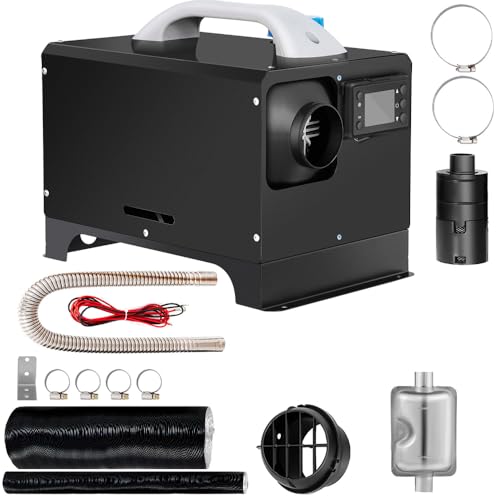 Alston Diesel Air Heater 12V 8KW Tank Portable Heater Thermostat With Remote Control and LCD Display for Car Truck Boat RV Campers Caravan Motorhome