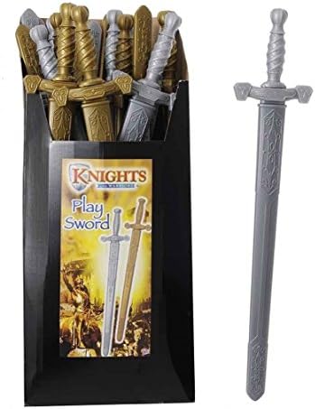 Halsalls 75cm Plastic Gladiator Sword -Role Play- Boys Dress Up - Silver ONLY (HL158)