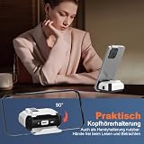 Maxjoy Etui ochronne na AirPods 4 2024, AirPods 4. generacji z automatyczną blokadą, kompatybilne z MagSafe, kompatybilne z Apple AirPods 4. generacji