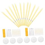 SKISUNO Ohrenkerzen Satz für Erwachsene mit Schutzplatten Aromatherapie Ohrenschmalzentferner aus Natürlichen Inhaltsstoffen Inkl Wattestäbchen und Ohrenschmalzlöffel Zur Sicheren