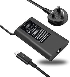 65W Type-C USB-C Ac Adapter Laptop Charger for Dell XPS 12 9250/13 9350, Latitude 3500 5520 5285 5290 5320 7212 7370 7390 7420Chromebook 3100 3400 5400, XPS 13 7390
