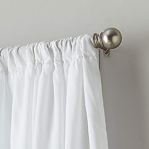 Curtainworks Flounced Curtain Panel, 84-Inch, White,1Q82460Gwt #TOP2