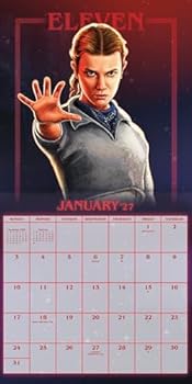 Calendar 2027 Stranger Things Wall Calendar Book