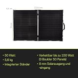 Goal Zero Boulder 100 Briefcase, 100 Watt Monocrystalline Solar Panel