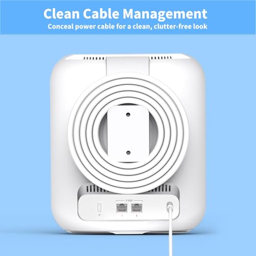Image of eero Pro 7 Wall Mount, Router Bracket Holder Only Compatible with eero Pro 7 Tri-Band Mesh Wi-Fi 7 Extender, No Messy Wires (2 Pack)