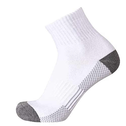 Image of EnerWear 10P Pack Unisex Cotton Moisture Wicking Cushion Ankle Socks