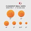 5 Medium-Soft Concrete Pump Placing LIne Cleanout Ball
