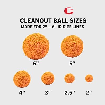 5 Medium-Soft Concrete Pump Placing LIne Cleanout Ball