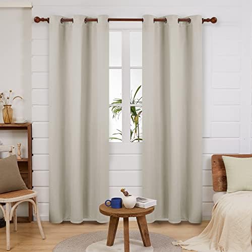 Deconovo Blackout Curtains for Bedroom and Living Room 84 Inches Long image 5