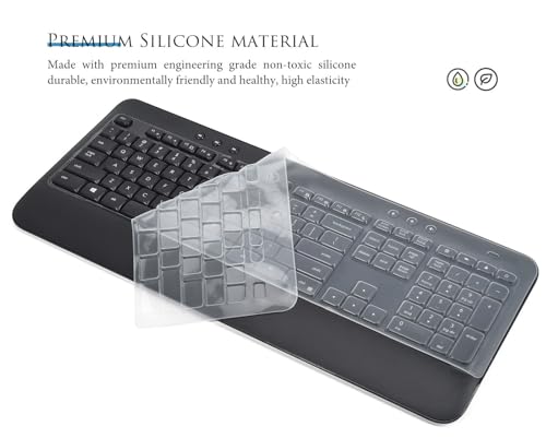 Protector de teclado para Logitech MK545 MK540 silicona miniatura 3