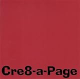 8.5x11 Carnival Red 80# lb. Heavy Cardstock Paper, 25 Sheets, Card Stock, Scrapbooking, Dark Red