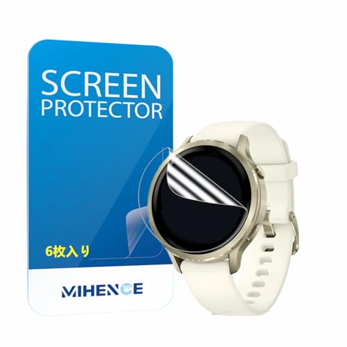 Mihence یtBƌ݊̂ Garmin Venu 4-41mm / Forerunner 570-42mm X}[gEHb`, HD GbWSJo[ TPU یtBȖʐp [6]