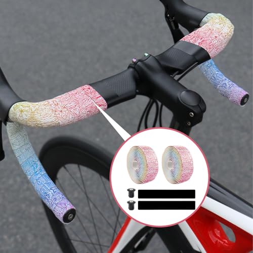 Ruban de guidon pour vélo avec poignée antidérapante confortable mixte - 2