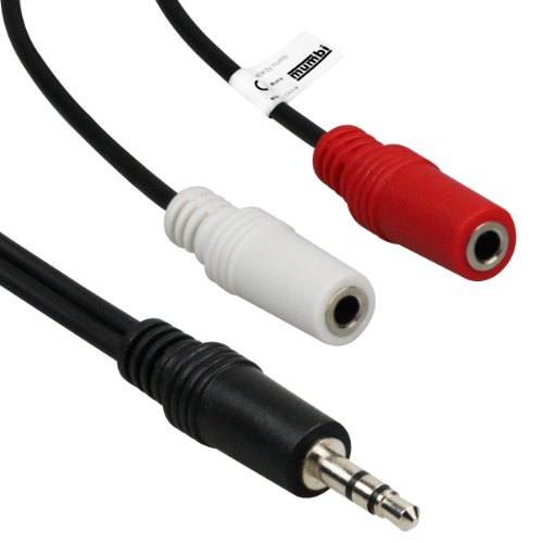 Mumbi 09443 - Conector de audio Y-Cable/Splitter