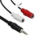 Produktbild mumbi 09443 Audio Klinke Y-Kabel/Verteiler 3,5mm Klinken-Stecker Stereo an 2 x 3,5 mm Klinken Buchse, 0.20m