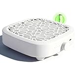 CHRISTINE SHELLY Nail Dust Collector, Compact Nail Dust Extractor Rechargeable Vacuum Fan with Reusable Filter, Strong Dust Suction Portable Manicure Machine for Nails Drilling Polishing DIY