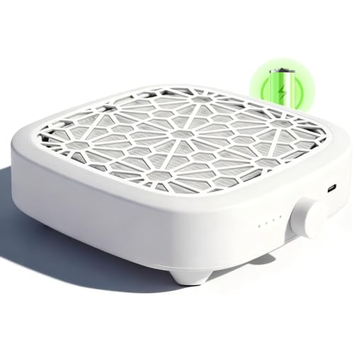 CHRISTINE SHELLY Aspirateur Ongles Professionnel, Rechargeable, 5500RPM Forte Aspiration Poussière, Filtre Réutilisable, Machine à Manucure, Comprend 30...