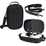Protective Case for Quest 2 with Shoulder Strap, Black Heavy Duty VR Carrying Travel Bag for Meta/Oc