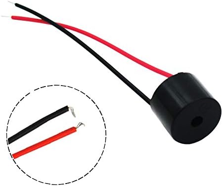mxuteuk 10pcs Wired Active lectronic Buzzer Connector Alarm HF-12095-YX