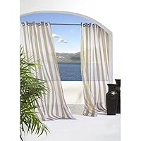 Algopix Similar Product 15 - Escape Stripe Grommet Curtain Panel