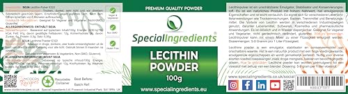 Lecithin-Granulat Special Ingredients Lecithin-Pulver 100g