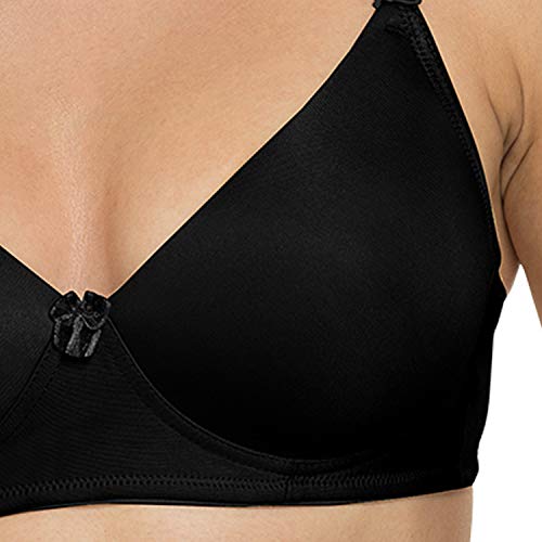Image of Tweens - Heavily Padded Semi Push-Up Bra - Polyamide Fabric - 3 /4th Coverage, Wireless, Multiway Straps, Seamless - Everyday T-Shirt Bra