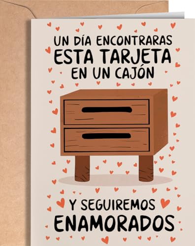 Tarjeta De Aniversario Para Hombre, Mujer - Tarjeta De Aniversario Graciosa Para Marido, Novio, Novia - Tarjeta De San Valentín Para Pareja - Regalo De Feliz Aniversario Para Él O Ella - Eu 45