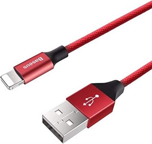 Baseus Lapatilmovil Lightning-kabel voor iPhone 1,8 m, rood - Afbeelding 3