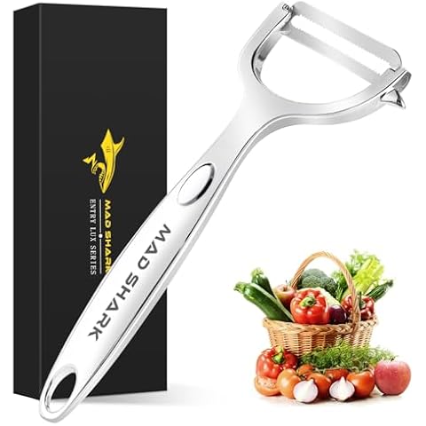 MAD SHARK Y-Shaped Stainless Steel Vegetable Peeler Cover