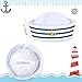 Sailor Hat with Scarf Boat Captains Hat for Women Halloween Dressing up Party Costume Accessories for Men Adults Cosplay