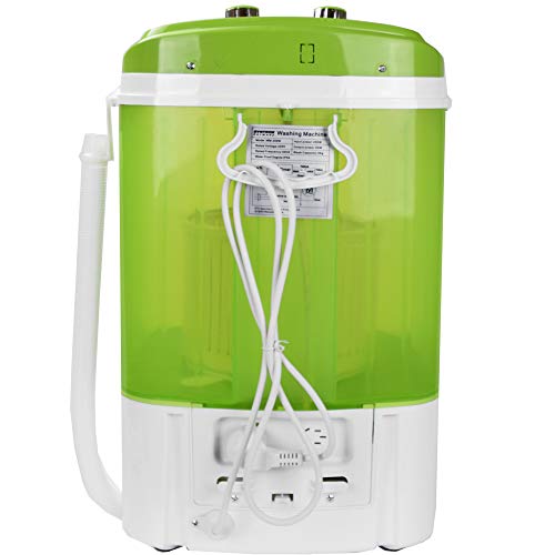 Syntrox Germany WM-200W wasmachine met centrifuge camping wasmachine mini wasmachine (WM-200W-groen) - Image 4