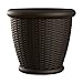 Suncast 1816WJ 18-Inch Resin Wicker Planter