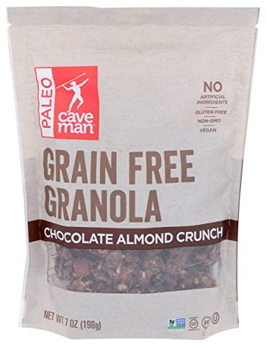 Caveman Foods, Granola Crunch Chocolate Almond, 7 Ounce