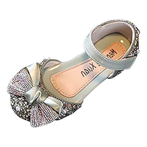 Boots Girls 7 and Summer Children Dance Shoes Girls Dress Show Princess Shoes Pearl Bowknot Hook Loop