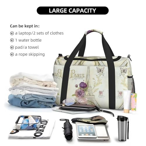 Sac pour articles personnels Tour Eiffel compact pour l'avion - 5