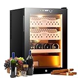 Grande capacité : cette cave à cigares électrique peut contenir 200 à 300 cigares. Optimisez votre espace de stockage grâce à notre cave à cigares haut de gamme, garantissant des conditions optimales de conservation des saveurs. Son design compartimenté offre de nombreuses options de rangement.